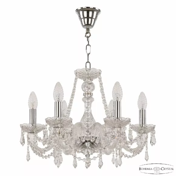 Подвесная люстра Bohemia Ivele Crystal 104/6/165 Ni Подвесная люстра Bohemia Ivele Crystal 104/6/165 Ni