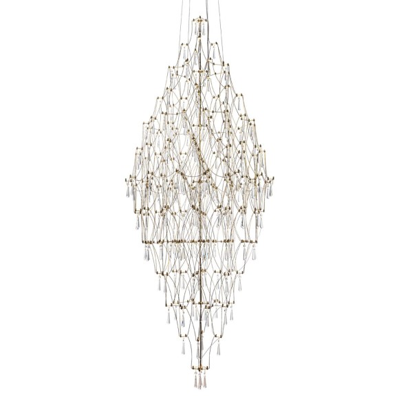 Подвесная светодиодная люстра Modelux ML.7826.800P GD