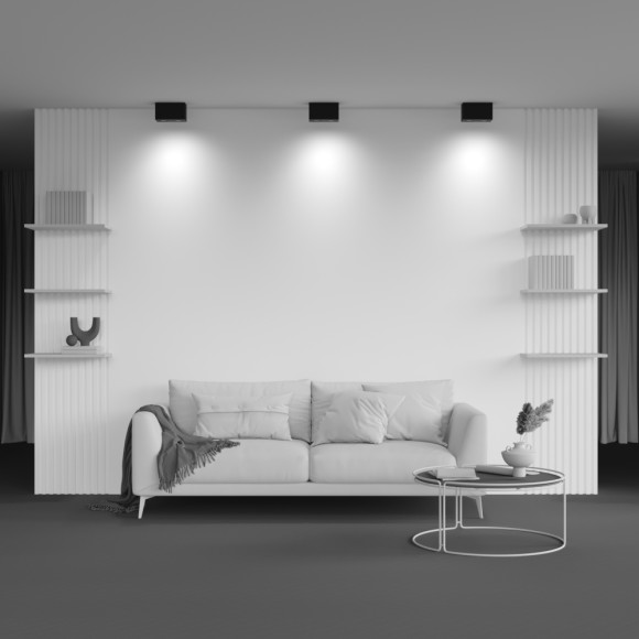 Потолочный светильник Maytoni Atom C017CL-02B