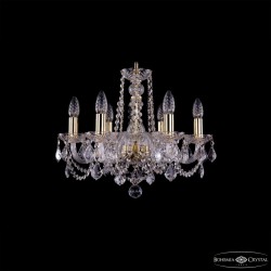 Подвесная люстра Bohemia Ivele Crystal 1402/6/160 G Leafs