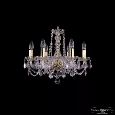 Подвесная люстра Bohemia Ivele Crystal 1402/6/160 G Leafs