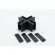 Соединитель Х-образный Aployt Magnetic track 220 APL.0283.00.04, Черный, Алюминий