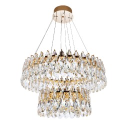 Подвесная светодиодная люстра Modelux ML.6900.800P GD