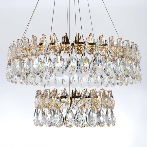 Подвесная светодиодная люстра Modelux ML.6900.800P GD