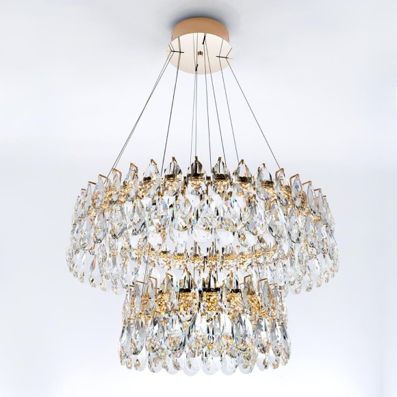 Подвесная светодиодная люстра Modelux ML.6900.800P GD