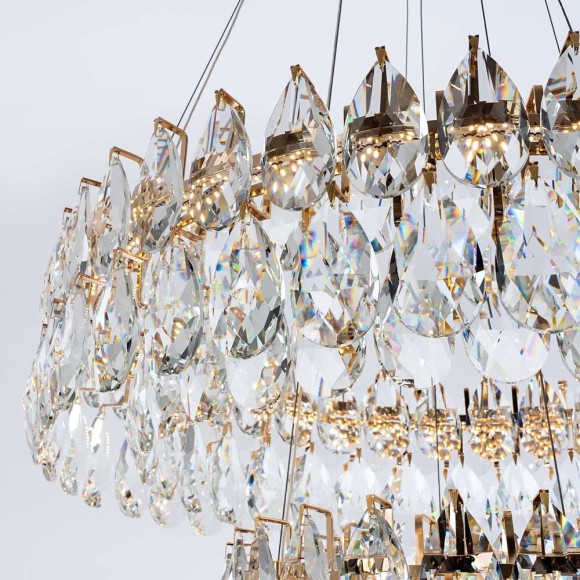 Подвесная светодиодная люстра Modelux ML.6900.800P GD