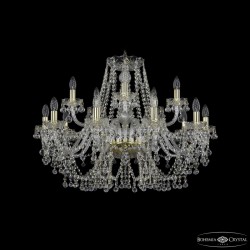 Подвесная люстра Bohemia Ivele Crystal 1409/10+5/300 G