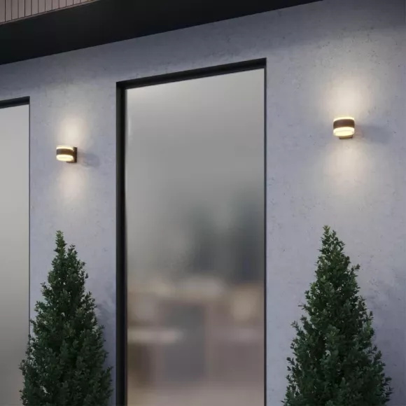 Уличный настенный светильник с переключателем цв. температуры Novotech Street Estima 359720