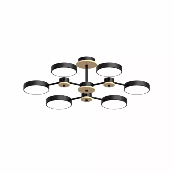 Люстра на штанге LED4U L3216-730 BK Люстра на штанге LED4U L3216-730 BK