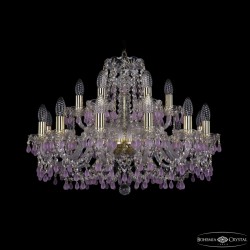 Подвесная люстра Bohemia Ivele Crystal 1410/12+6/240 G V7010