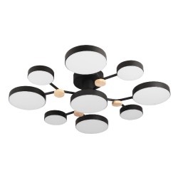 Потолочная светодиодная люстра с пультом управления LED4U L3201-780 BK