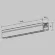 Шинопровод магнитный накладной/подвесной Maytoni Technical Busbar trunkings Levity TRX184-111B-1, Черный