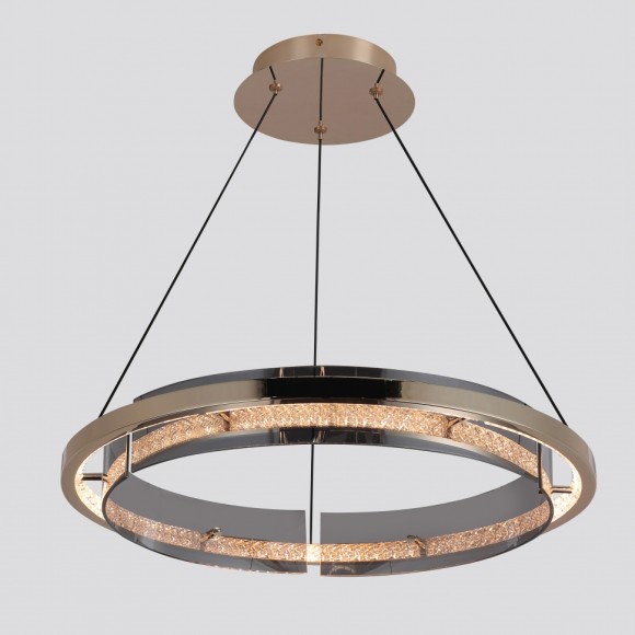 Подвесная светодиодная люстра с пультом управления iLedex Meridian C4716-60 GD