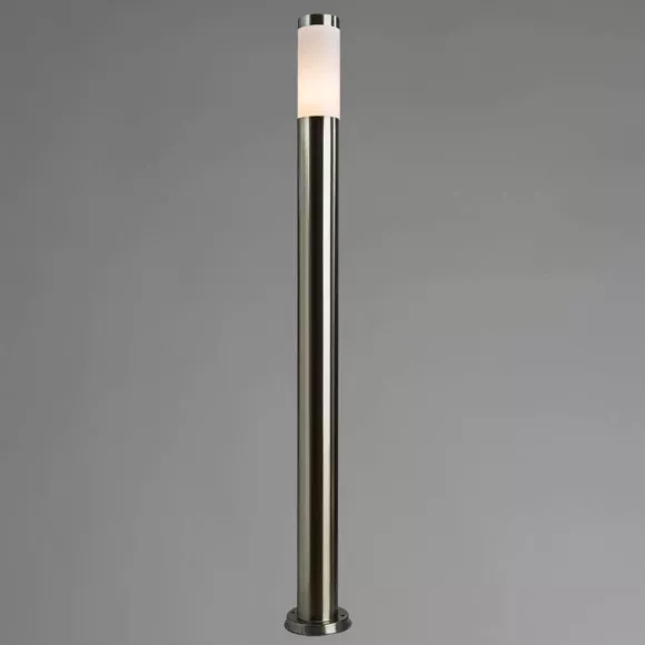 Уличный светильник Arte Lamp 68 A3157PA-1SS, Серебро, Белый, Металл, крупный план основания Уличный светильник Arte Lamp 68 A3157PA-1SS, Серебро, Белый, Металл, крупный план основания
