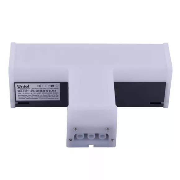 Модульный светильник T-образный Uniel ULO-N11T-10W/4000K IP40 BLACK UL-00013265 Модульный светильник T-образный Uniel ULO-N11T-10W/4000K IP40 BLACK UL-00013265