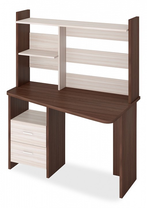 Стол компьютерный Домино Лайт СКЛ-Трап120+НКЛ-120 MER_SKL-Trap120-NKL-120_SHK_PRAV