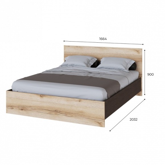 Кровать двуспальная Плейона TKS_00-00142937