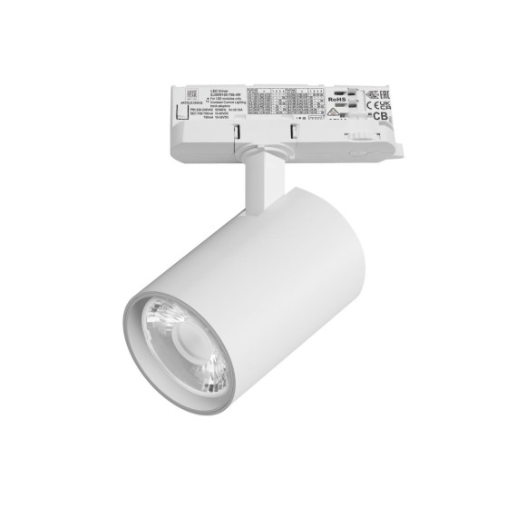 Трековый трехфазный светильник Quattro LED 15G с адаптером Lightstar Alta Base A5236QT15G