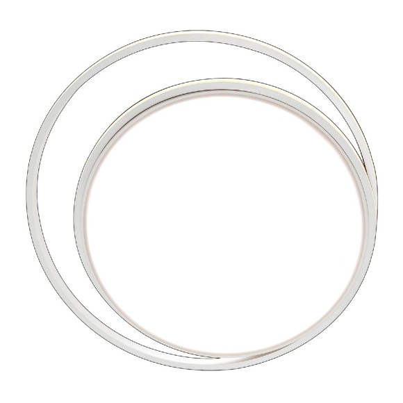 Потолочная светодиодная люстра с пультом управления Natali Kovaltseva Groove LED LAMPS 81186