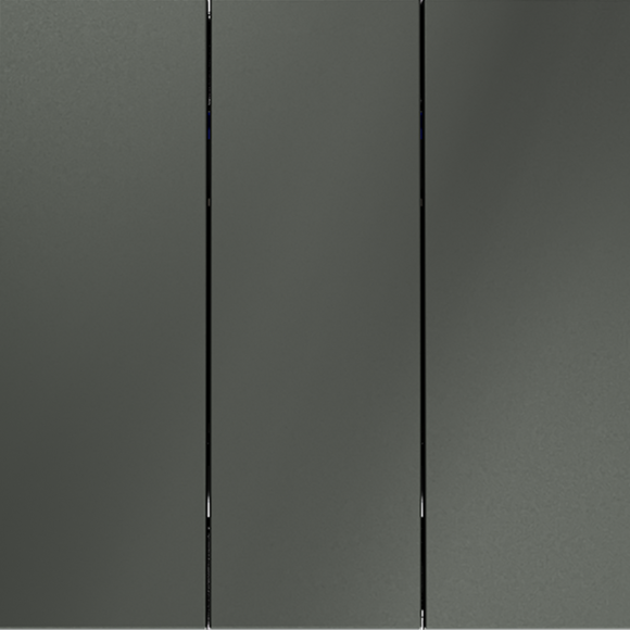 Выключатель трехклавишный Voltum S70 VLS030106