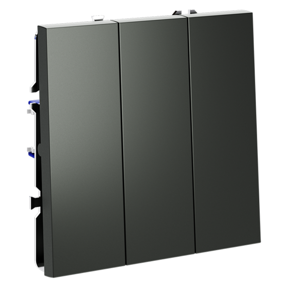 Выключатель трехклавишный Voltum S70 VLS030106