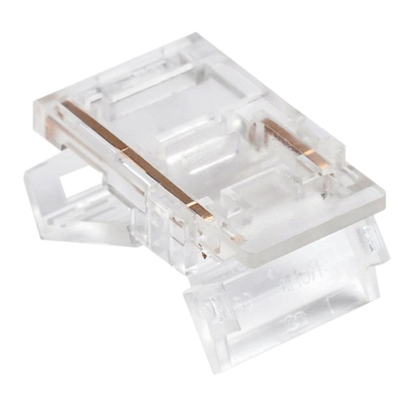 Коннектор прокалывающий тип L, T, 2 pin, для одноцветной LED ленты 10 мм, тип SMD, COB Apeyron 09-165