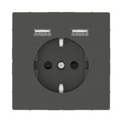 Розетка компьютерная USBx2 Schneider Electric Merten D-Life MTN2366-6034