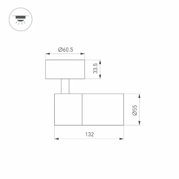 Спот Arlight SP-ARTEMIS-SURFACE-FLAP-R55-12W Warm2700 (BK, 8-80 deg, 230V) (IP20 Металл) 062105 Спот Arlight SP-ARTEMIS-SURFACE-FLAP-R55-12W Warm2700 (BK, 8-80 deg, 230V) (IP20 Металл) 062105