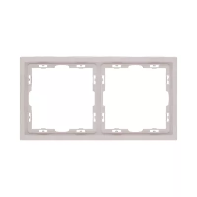 Рамка 2-постовая, кашемир матовый Kollinger Eclipse EC2CM