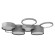 Потолочная светодиодная люстра Loft IT Pin 10317/7 Grey