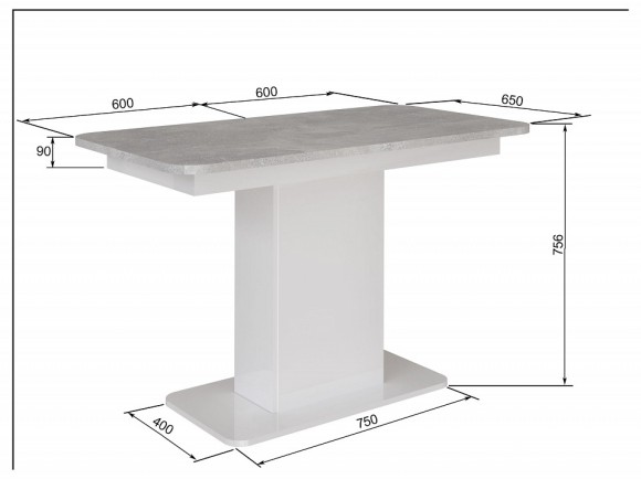 Стол обеденный СО-3 ATM_00-00015457