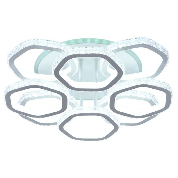 Потолочная светодиодная люстра с пультом управления Escada Centauri 10263/8LED BL