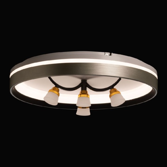 Потолочная светодиодная люстра с пультом управления De Markt Норден 660014901