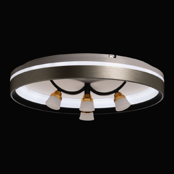 Потолочная светодиодная люстра с пультом управления De Markt Норден 660014901