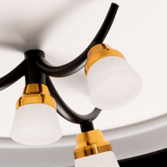 Потолочная светодиодная люстра с пультом управления De Markt Норден 660014901