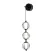 Бра Delight Collection OB2437 pearl black/smoke
