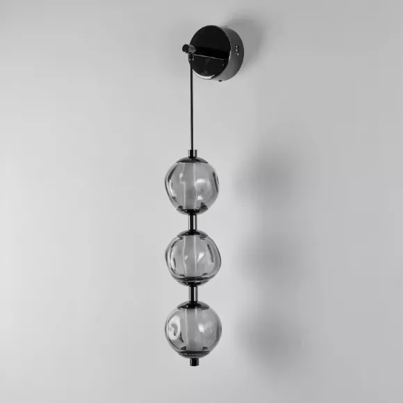 Бра Delight Collection OB2437 pearl black/smoke, 4000, Нейтральный белый