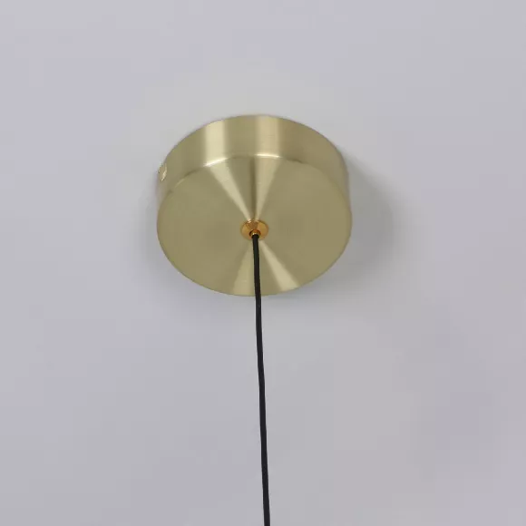 Подвесной светильник Favourite Luna 4370-1P, Золото, Прозрачный, Нейтральный белый, вид сверху Подвесной светильник Favourite Luna 4370-1P, Золото, Прозрачный, Нейтральный белый, вид сверху