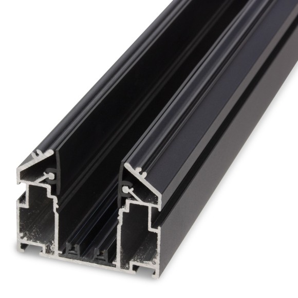 Трековый шинопровод с закладным профилем для натяжного потолка AM Group AM539 3M BK SMART