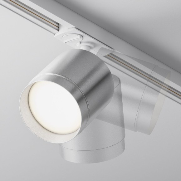 Трековый однофазный светильник Maytoni Polar TR088-1-GX53-S