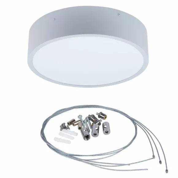 Накладной светильник Uniel UL-00012600 ULO-K40A 30W/4000К/R40 IP40 LIGHT GREY Накладной светильник Uniel UL-00012600 ULO-K40A 30W/4000К/R40 IP40 LIGHT GREY