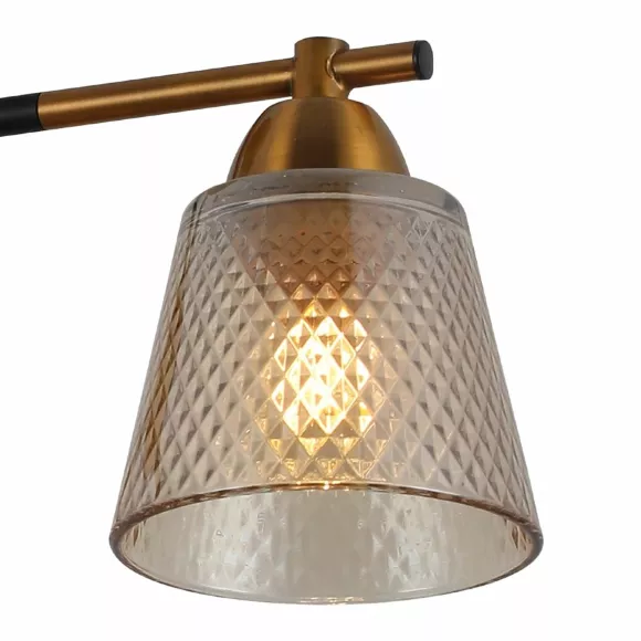 Люстра на штанге Freya Kello FR4015PL-03BBZ, декоративные элементы крупным планом