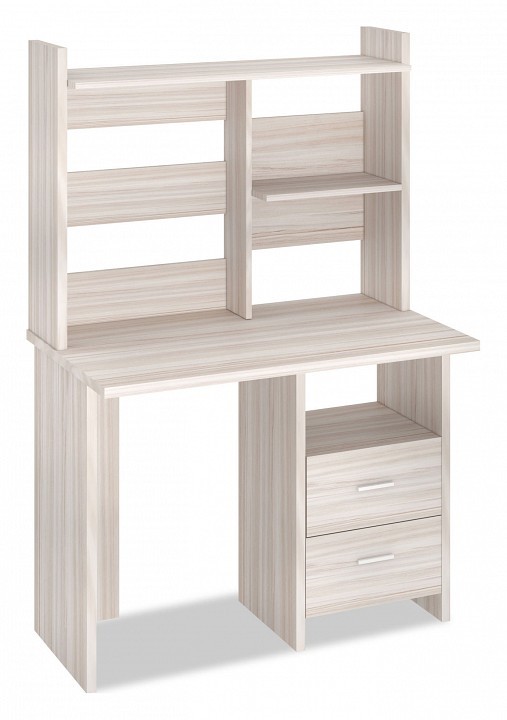 Стол компьютерный Домино Лайт СКЛ-Прям100+НКЛ-100 MER_SKL-Pryam100_NKL-100_K