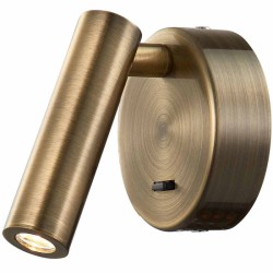 Светодиодный спот Mantra Prea 6077, LED, 3W, латунь