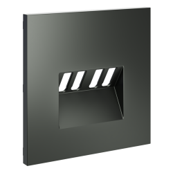 Накладка для розетки акустической 4-местной Voltum S70 (титан) VLS001506