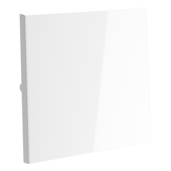 Клавиша для выключателя/переключателя одноклавишного Voltum S70 (белый глянцевый) VLS000101