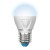 Лампа светодиодная (UL-00002418) Uniel E27 7W 4000K матовая LED-G45 7W/NW/E27/FR PLP01WH