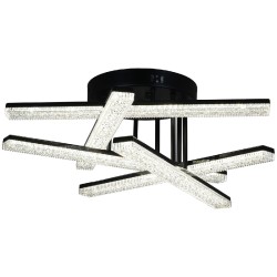 Потолочная светодиодная люстра с пультом управления Reluce 03749-3.3-05C BK