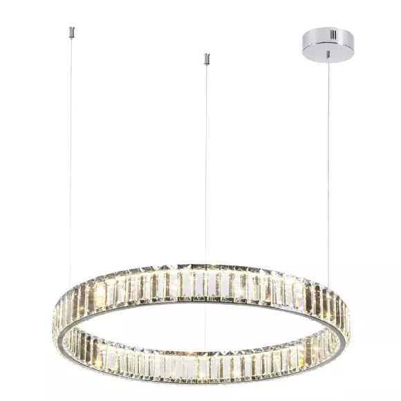 Подвесной светильник Odeon Light Vekia 4930/36L, Хром, Прозрачный, Нейтральный белый