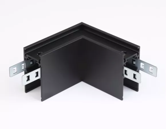 Коннектор угловой для шинопровода Ambrella Light Track System GL3372, Черный, Металл, Китай